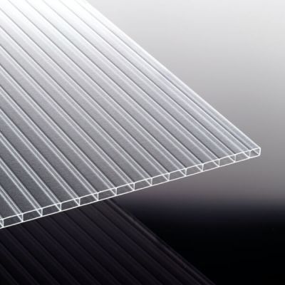 Acryl Stegplatte Stabilo IC-Struktur glasklar
